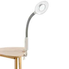 2IN1 Hot Facial Steamer 5X LED Magnifying Lamp UV Ozone LCD Salon Spa Skin Care