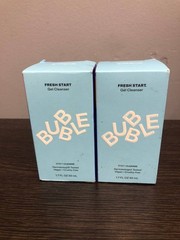2X Bubble Fresh Start Gel Cleanser Step 1 Cleanse 1.7 fl oz. each