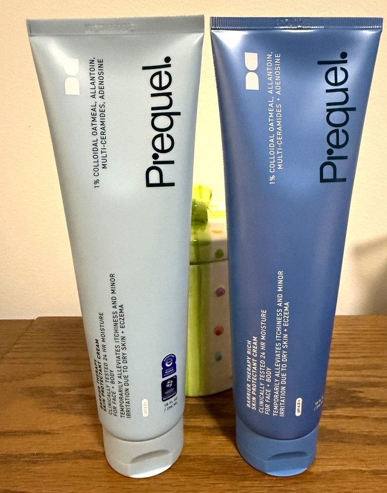 Prequel Barrier Therapy Colloidal Oatmeal Eczema Cream 2 Pack EXP. 11/27 & 12/27