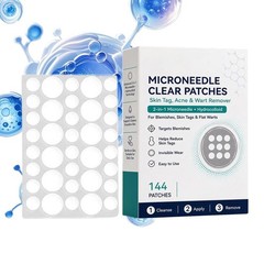 Safe Curalona Microneedle Clear Patches, 2-in-1 Microneedle &Hydrocolloid Patch