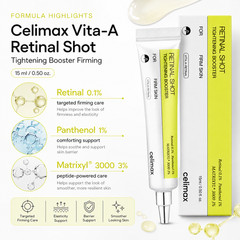 celimax Vita-A Retinal Shot Tightening Booster 15ml Pack of 2
