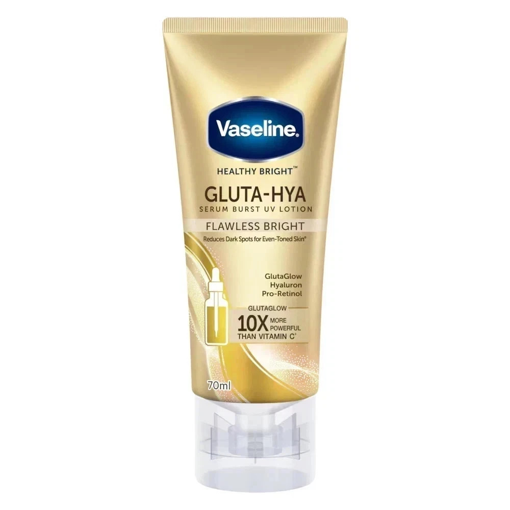 Vaseline® Gluta-Hya Serum Burst Lotion Flawless Bright 70ml- FREE DELIVERY