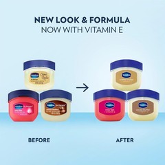 Vaseline Lip Therapy Mini Lip Balm Set 3-Pack Creme Brulee Rosy Cocoa Butter