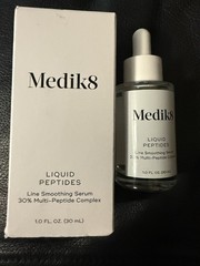 Medik8 Liquid Peptides Line Smoothing Serum 30 ml 1 oz Full Size Open Box