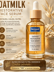 Dermasil Labs Oatmilk Restorative Face Serum 1 fl oz 30 mL Fermented Oatmeal New