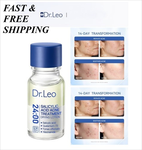 NEW Dr.Leo Acne Essence Salicylic Acid Anti-acne Serum Lighten Acne Scars acne