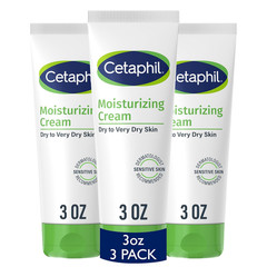 Fragrance-Free Moisturizing Cream for Sensitive Skin, 3-Pack, 3 oz Each