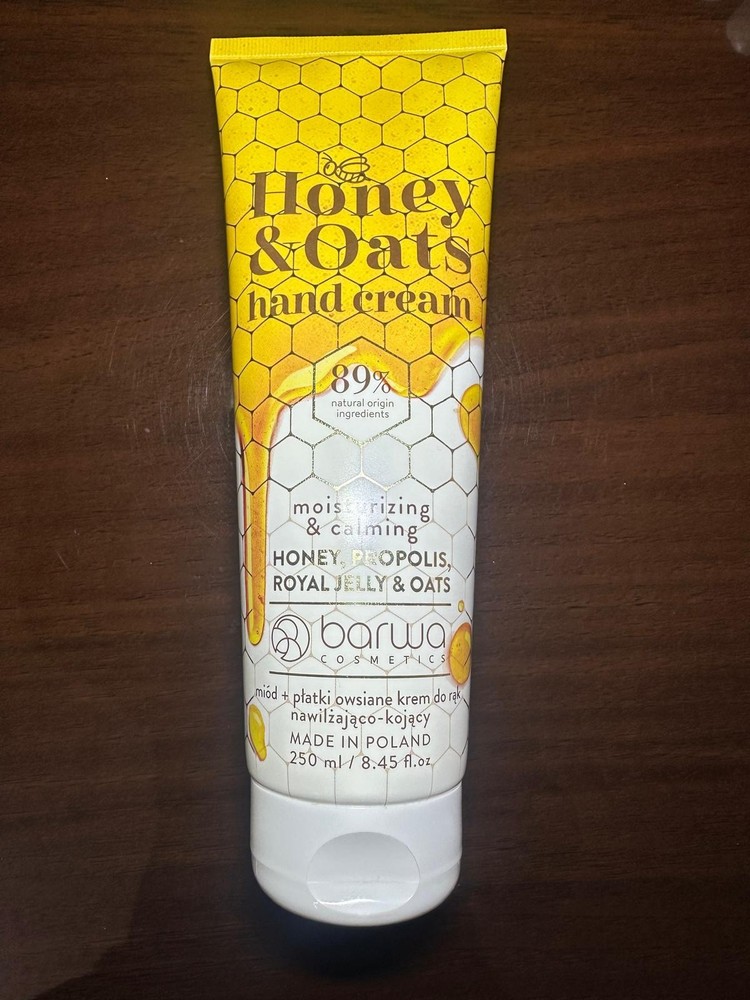 Barwa Cosmetics Nourishing Honey & oats- hand Lotion – Made In Poland