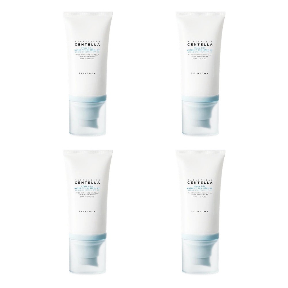SKIN1004 Madagascar Centella Hyalu-CicaSun Serum SPF50+ PA+ (50ml) 4-Pack