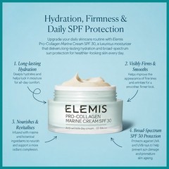 Pack of 2 – ELEMIS Pro-Collagen Marine Cream SPF 30 – 50 ml / 1.6 oz – Brand New