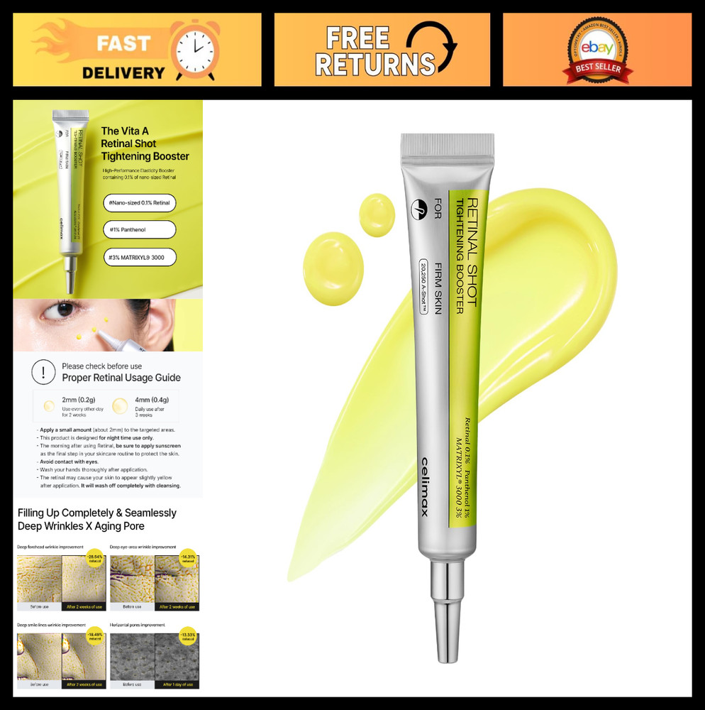 Retinal Shot Tightening Booster 0.1% Retinal, Anti-Aging, Pore Minimizer, Firmin