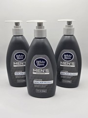 3x Men’s Collection Solar Rush Moisturizing Body Lotion-White Rain-3/12oz Bottle