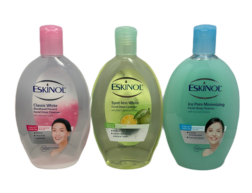 Eskinol Classic White/Spot-less White/Ice Pore Minimizing Cleanser 7.6oz