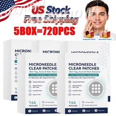 5BOX Microneedle Patches 144pcs, Skin Tag Wart Acne Remover Patches ~US STOCK