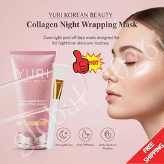 Yuri Korean Collagen Night Wrapping Mask 75ml Hydrating Sleeping Mask New In Box