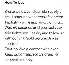 FOREVER FLAWLESS 24K INSTANT TIGHTING
