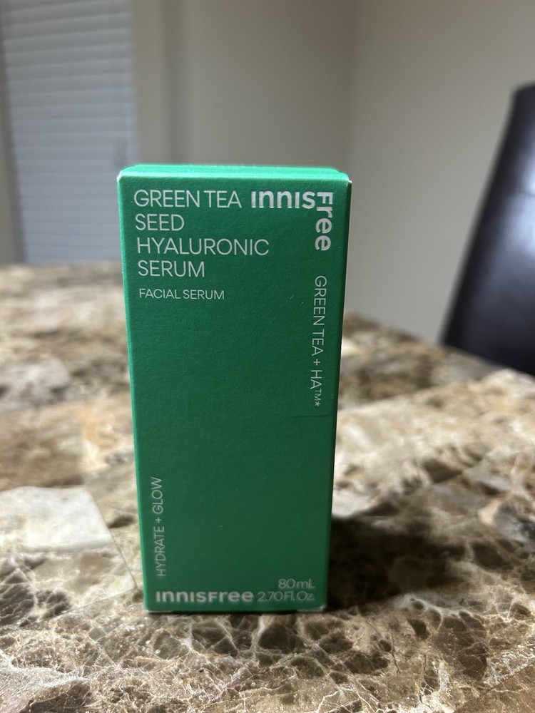 Innisfree Green Tea Seed Hyaluronic Facial Serum Korean 2.7 Fl Oz 80 ML Exp 9/26