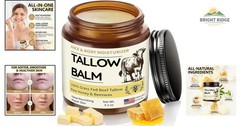 Moisturizing Tallow Balm for Face and Body, Enriched with Honey and Vitamins