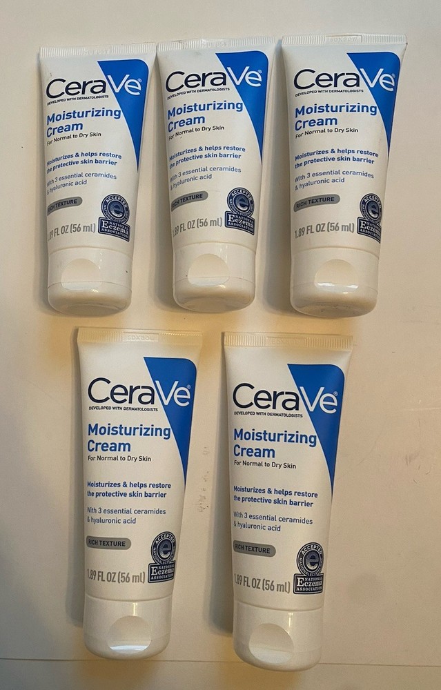 5 Pack | CeraVe Normal to Dry Skin Body Moisturizing Cream, 1.89 fl oz