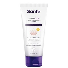Sanfe Spotlite Body Cream For Dark Neck and Skinfolds 24 Hr Long Moisture 60gm