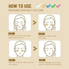 Yeokoe Under Eye Patches for Dark Circles,Eye Mask for Puffy Eyes With Collagen,