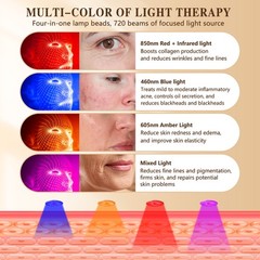 Revitalize Skin with Red Light Therapy Mask – Face, Neck, Body Anti-Wrinkle,Acne