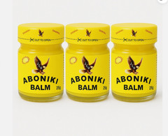 3pcs Original Aboniki Balm 25g for Arthritis,Asthma,Bronchitis,Rheumatism,Cold.