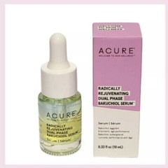 Acure Radically Rejuvenating Dual Phase Bakuchiol Serum .33×2 total .67 fl oz