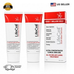 South Beach All in One Anti-Aging Treatment 2.54oz 2 Pack Firming Hydrating Care