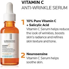 La Roche Posay 10% PURE VITAMIN C SERUM C10 Anti-Wrinkle Concentrate 30ml