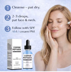 Copper Peptide formula GHK-Cu Hyaluronic Acid Face Tightening 30ml