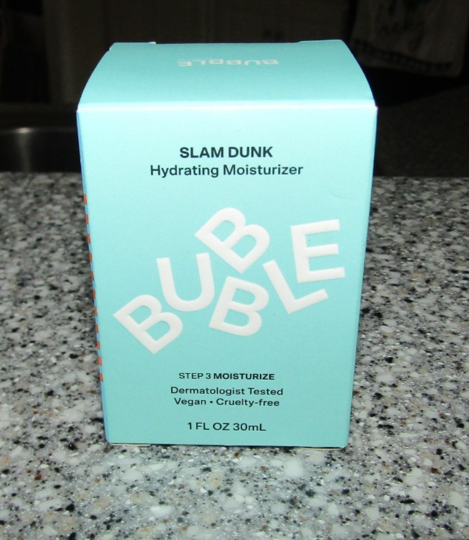Bubble Slam Dunk Hydrating Moisturizer 1 fl oz Vegan Cruelty Free Skincare BOXED