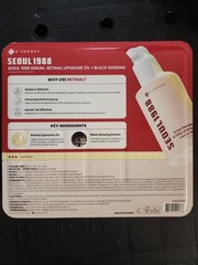 KSECRET Serum Seoul 1988 Retinal Liposome 2% with Black Ginseng 2x 50ml (1.69oz)