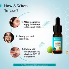 10% Vitamin C Face Serum For Brightness 10 ml Reduces Dark Spots & Evens Skin to