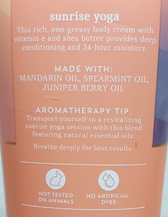 Aromatherapy – Bath & Body Works – Body Cream – Sunrise Yoga – 8 oz Tube – NEW