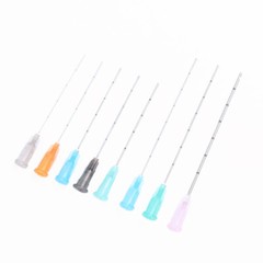 5-50pcs Micro Cannula with Puncture, Blunt Tip for Filler All Size Available US