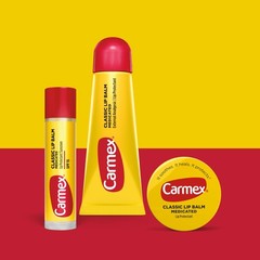 Carmex Classic Medicated Lip Balm 9-Count Variety Pack 3 Tubes 3 Sticks 3 Jars