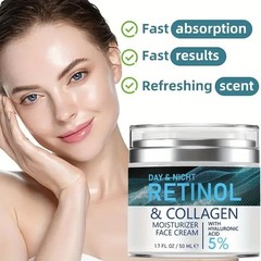 **Éclatéa Premium Retinol & Collagen Face Cream 50 ml Hydrating Day & Night 5%**