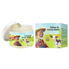 Tallow & Honey Balm，Tallow Face Moisturizer, Beef Tallow E D ideal for Skin HO T