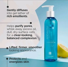 Andalou Naturals Citrus Kombucha Cleansing Gel 6 fl. oz. Oils Pores Blemishes