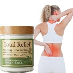 3X Total Relie-f Magnesium Cream, Nerve Relief Magnesium Soothing Cream 80g