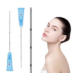 Disposable Micro Cannula Sterile Pins Blunt Tip for Filler 18G-30G 50/70mm 10Pcs
