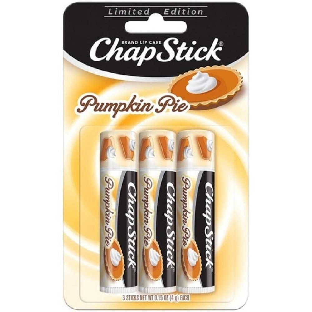 LIP BALM HOLIDAY LIP CARE PUMPKIN PIE 0.15 – 3 PACK