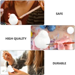 5Pcs Foam Cone Shaped Foam Tree Child Nativity Crafts Kids Birds