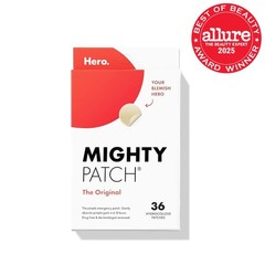 Mighty Patch Hero Cosmetics Original Nighttime Acne Pimple Patches, 36 Ct | #1 H