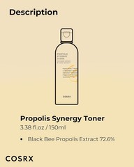 COSRX Full Fit Propolis Synergy Toner, 150ml / 5.07 fl.oz Exp 3-2026