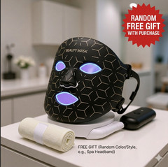 7-Color LED Silicone Facial Mask – Professional Photon Light Therapy Skincare De