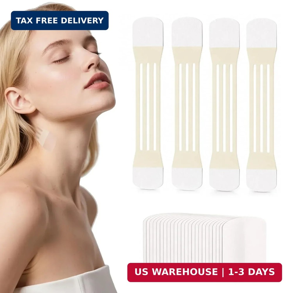 40-Piece Pack Neck Tape Lifting Invisible-Neck Lift Tape Invisible Behind Neck,N