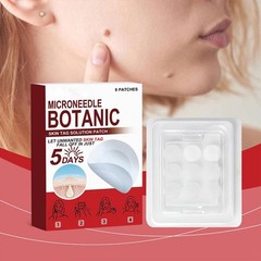Botanical Microneedles Skin Tag Removal Patch – Quick Acting- 9pcs/Box
