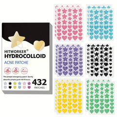432pcs Star Pimple Patches Invisible Acne Cover Cute Spot Stickers – NEW